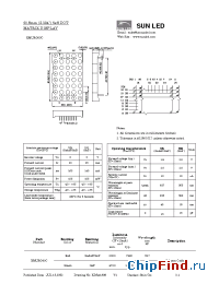 Datasheet XMURG60C manufacturer SunLED