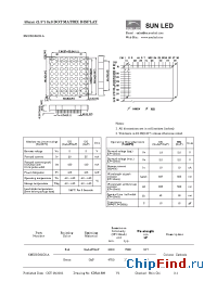 Datasheet XMURG60C8-A manufacturer SunLED