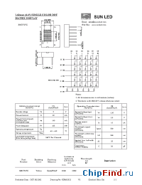 Datasheet XMUY07C manufacturer SunLED