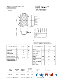 Datasheet XMUY18C manufacturer SunLED