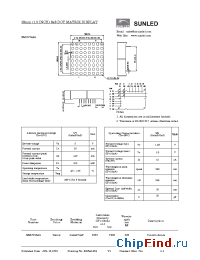 Datasheet XMUY38A8 manufacturer SunLED