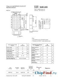 Datasheet XMUY41C manufacturer SunLED