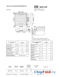 Datasheet XMUY60C8 manufacturer SunLED