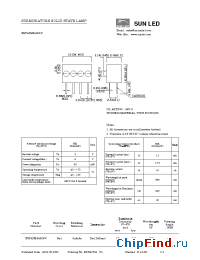 Datasheet XNF4ZMR46D5V manufacturer SunLED