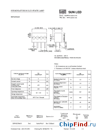 Datasheet XNF4ZUR46D manufacturer SunLED