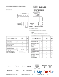 Datasheet XNG4ZMG46D manufacturer SunLED