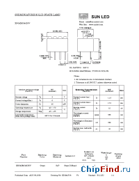 Datasheet XNG4ZMG46D5V manufacturer SunLED