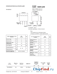 Datasheet XNG4ZMR46D manufacturer SunLED