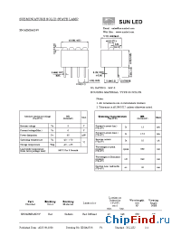 Datasheet XNG4ZMR46D5V manufacturer SunLED