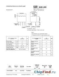 Datasheet XNG4ZUR46D5V manufacturer SunLED