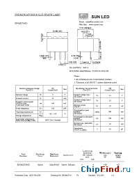 Datasheet XNG4ZUY46D manufacturer SunLED