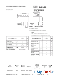 Datasheet XNG4ZUY46D5V manufacturer SunLED