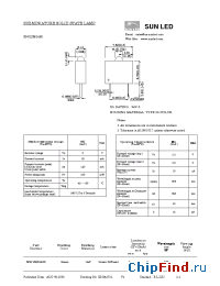 Datasheet XNJ1ZMG46D manufacturer SunLED