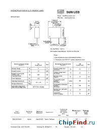 Datasheet XNJ1ZUY46D manufacturer SunLED