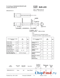 Datasheet XNM1LMG53D23.5 manufacturer SunLED