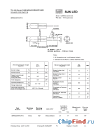 Datasheet XNM1LMG53D9.52 manufacturer SunLED