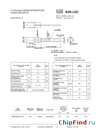 Datasheet XNM1LMR53D5.08 manufacturer SunLED