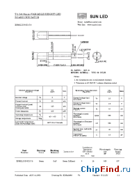 Datasheet XNM1LUG53D17.8 manufacturer SunLED