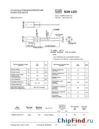 Datasheet XNM1LUG53D6.35 manufacturer SunLED