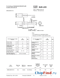 Datasheet XNM1LUR53D6.35 manufacturer SunLED