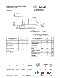Datasheet XNM1LUY53D5.08 manufacturer SunLED