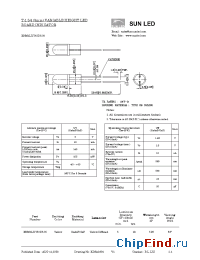 Datasheet XNM1LUY53D6.35 manufacturer SunLED