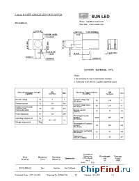 Datasheet XPJ1LMR41D manufacturer SunLED