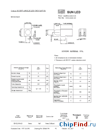 Datasheet XPJ1LUG41D manufacturer SunLED