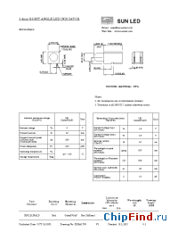 Datasheet XPJ1LUR41D manufacturer SunLED