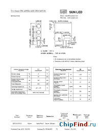 Datasheet XPY3LUY32D manufacturer SunLED
