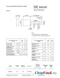 Datasheet XSHR19D manufacturer SunLED