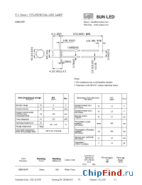 Datasheet XSMG58W manufacturer SunLED