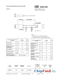 Datasheet XSMR18D manufacturer SunLED