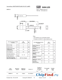 Datasheet XSMR22D manufacturer SunLED