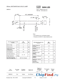 Datasheet XSMR91D manufacturer SunLED