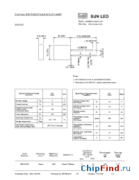 Datasheet XSUG19D manufacturer SunLED