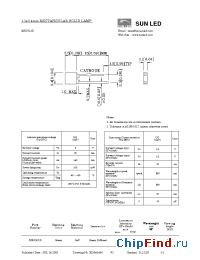 Datasheet XSUG21D manufacturer SunLED