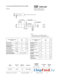 Datasheet XSUG22D manufacturer SunLED