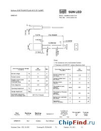 Datasheet XSUG35W manufacturer SunLED