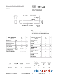 Datasheet XSUG36C manufacturer SunLED