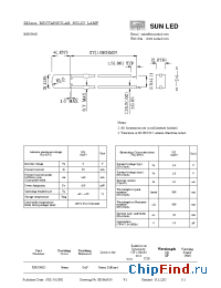 Datasheet XSUG91D manufacturer SunLED