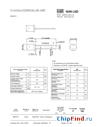 Datasheet XSUY35C manufacturer SunLED