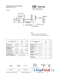 Datasheet XTNI04W manufacturer SunLED