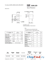 Datasheet XVB1LUY32D manufacturer SunLED