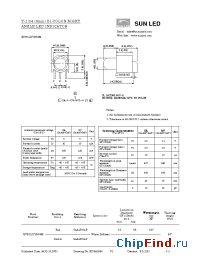 Datasheet XVB1LUYR59M manufacturer SunLED
