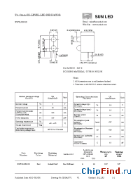 Datasheet XVF2LUR32D manufacturer SunLED