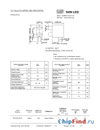 Datasheet XVG2LUG32D manufacturer SunLED