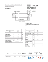Datasheet XVN1LMG53D12.7 manufacturer SunLED
