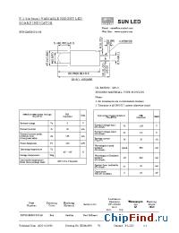 Datasheet XVN1LMR53D22.86 manufacturer SunLED