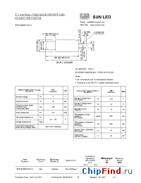 Datasheet XVN1LMR53D25.4 manufacturer SunLED